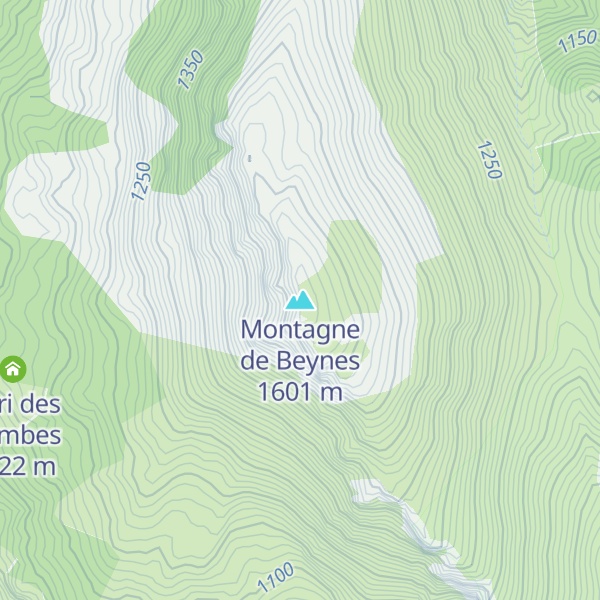 Map of Montagne de Beynes