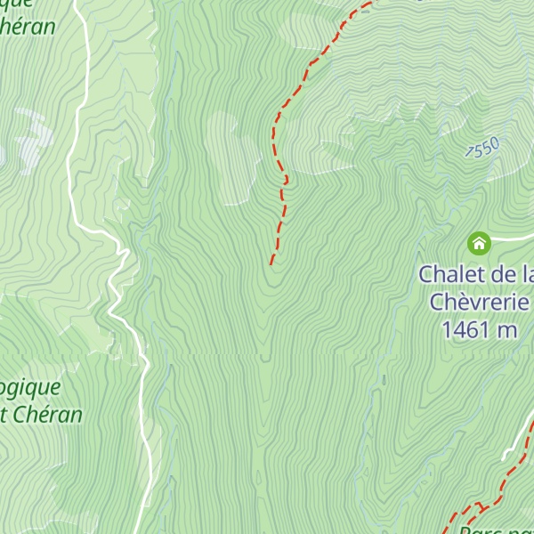 Map of Chalet Refuge de Coutarse