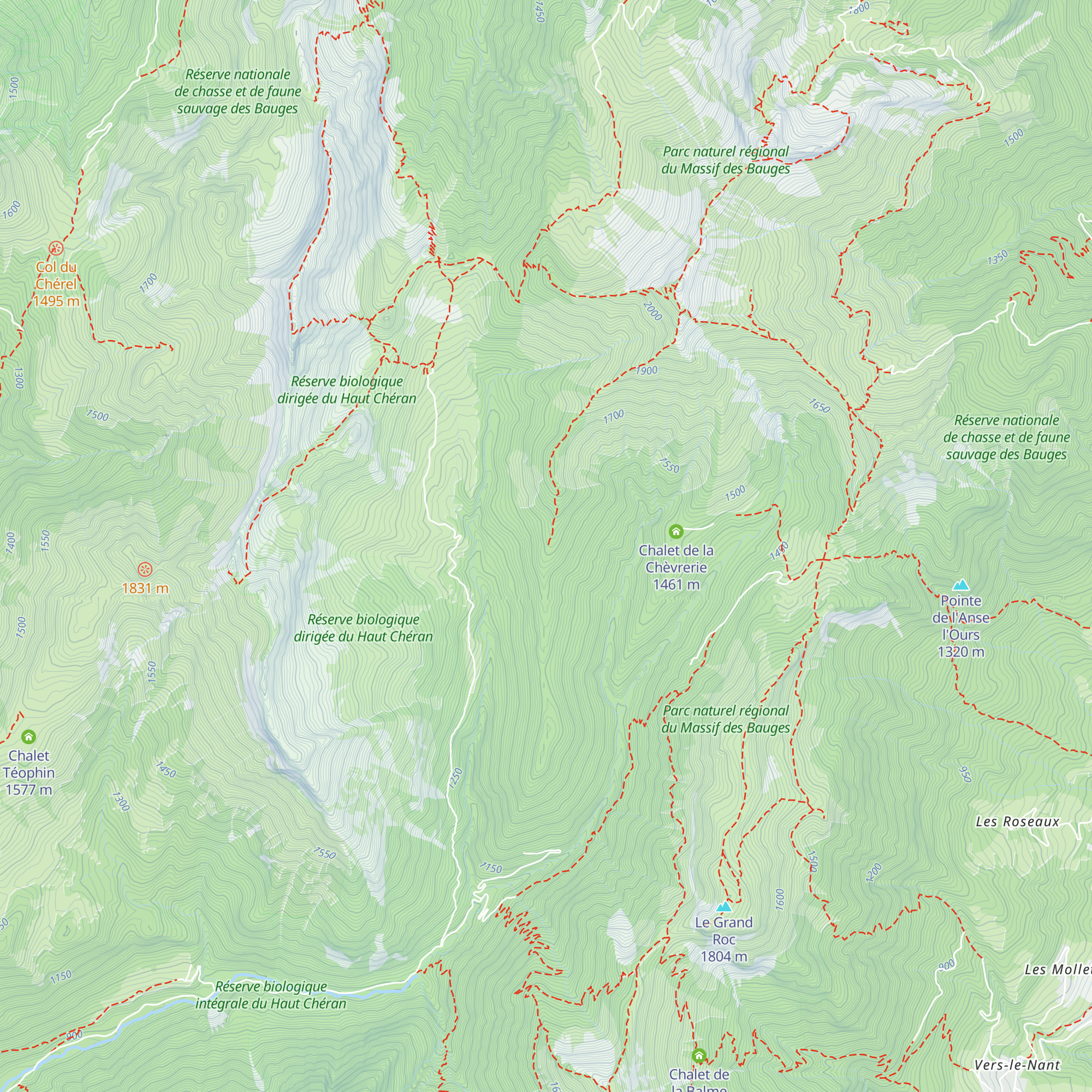 Chalet Refuge de Coutarse map