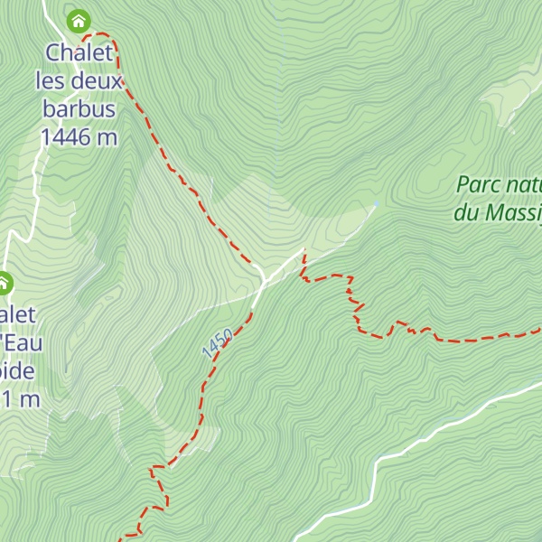 Map of Chalet de la Servaz