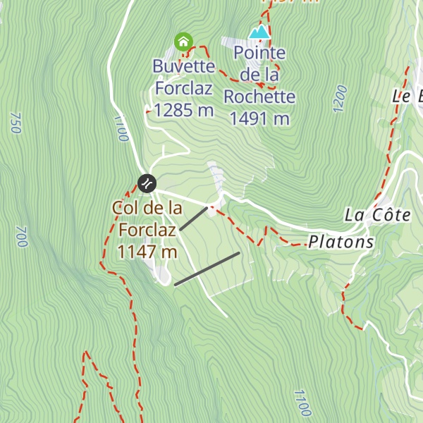Map of L'Auberge de Montmin