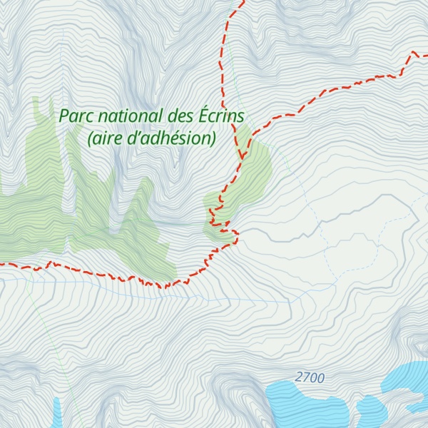 Map of Refuge d'Hiver