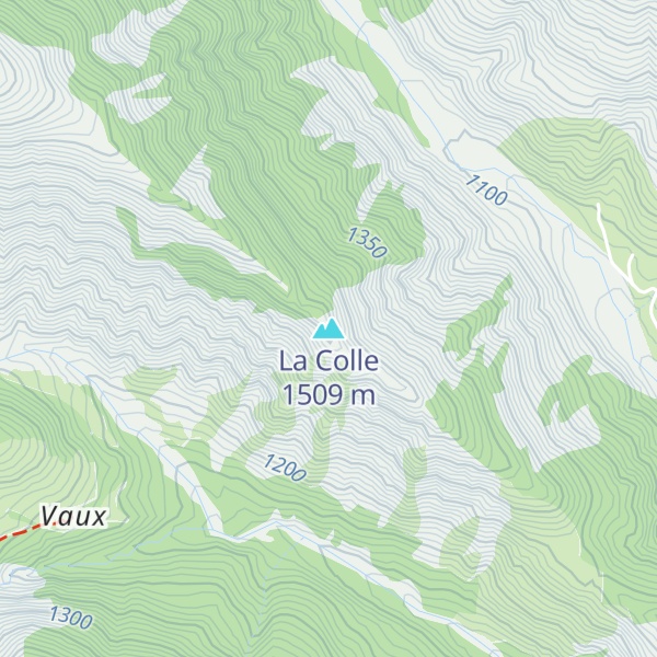 Map of La Colle