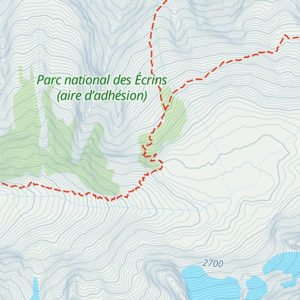 Map of Refuge de la Selle