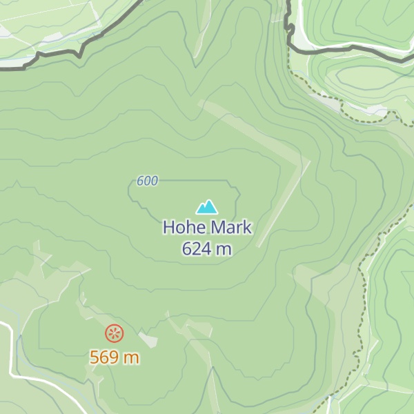 Map of Hohe Mark