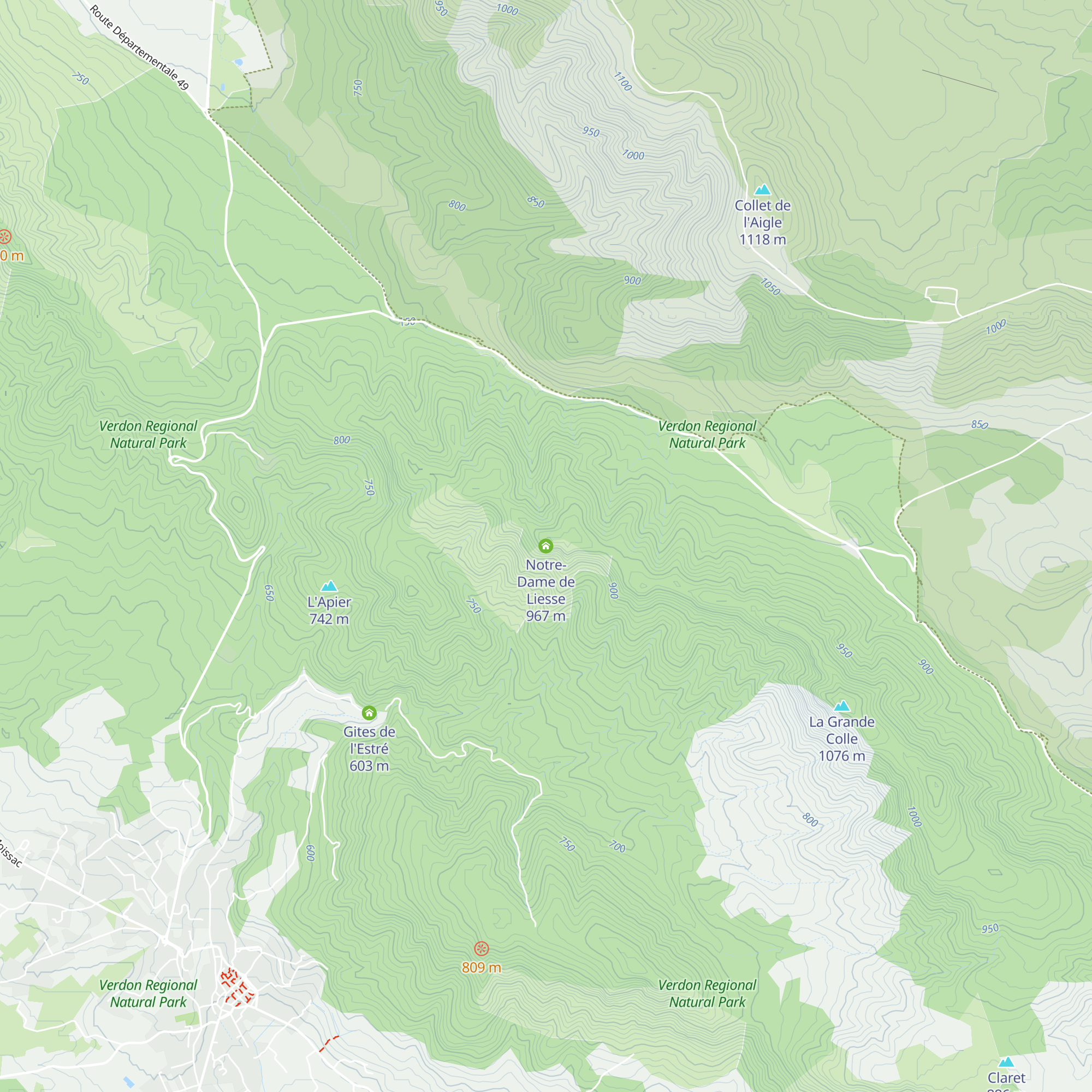 Notre-Dame de Liesse map