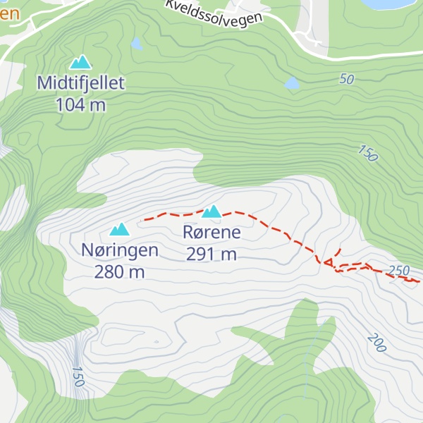 Map of Rørene