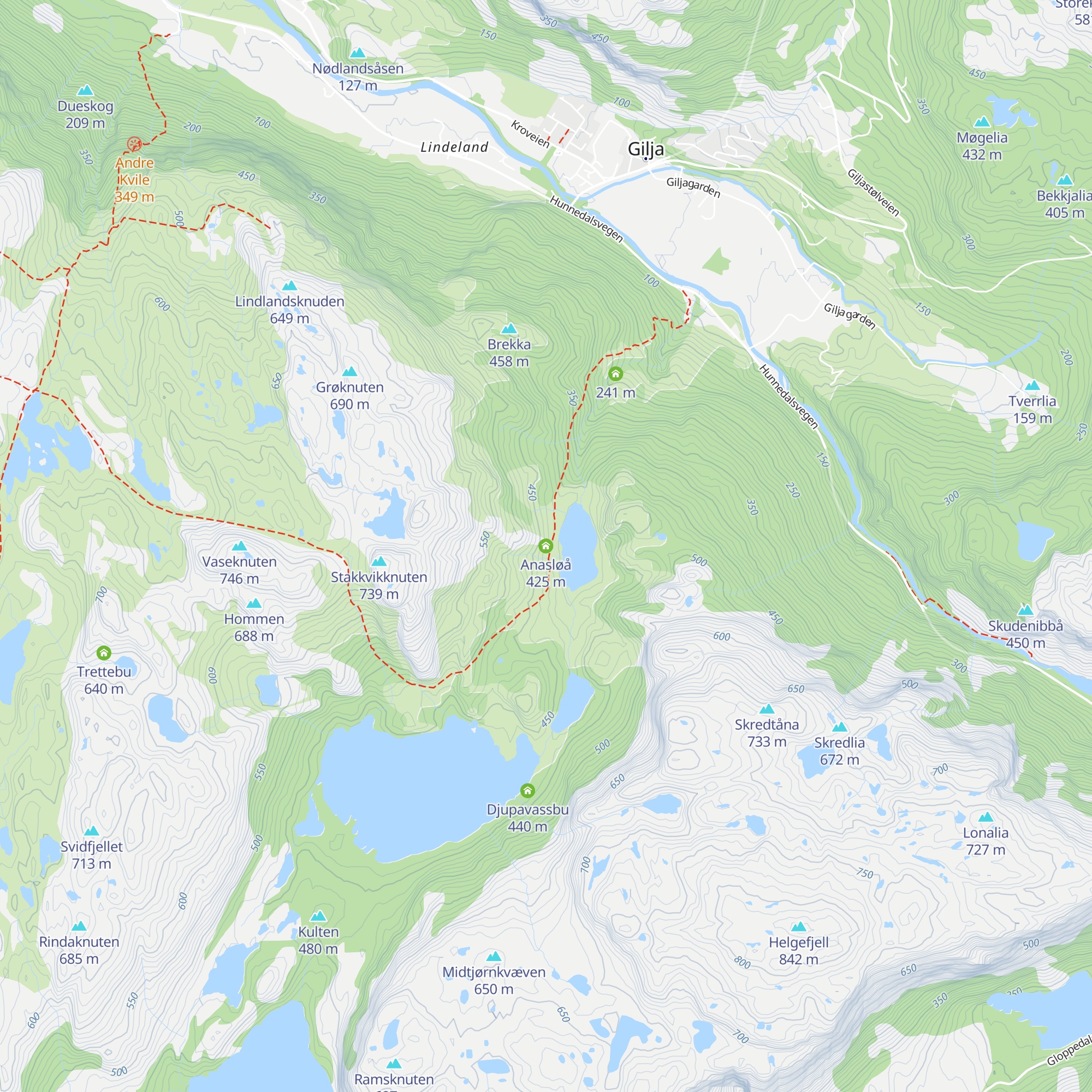 Anasløå map