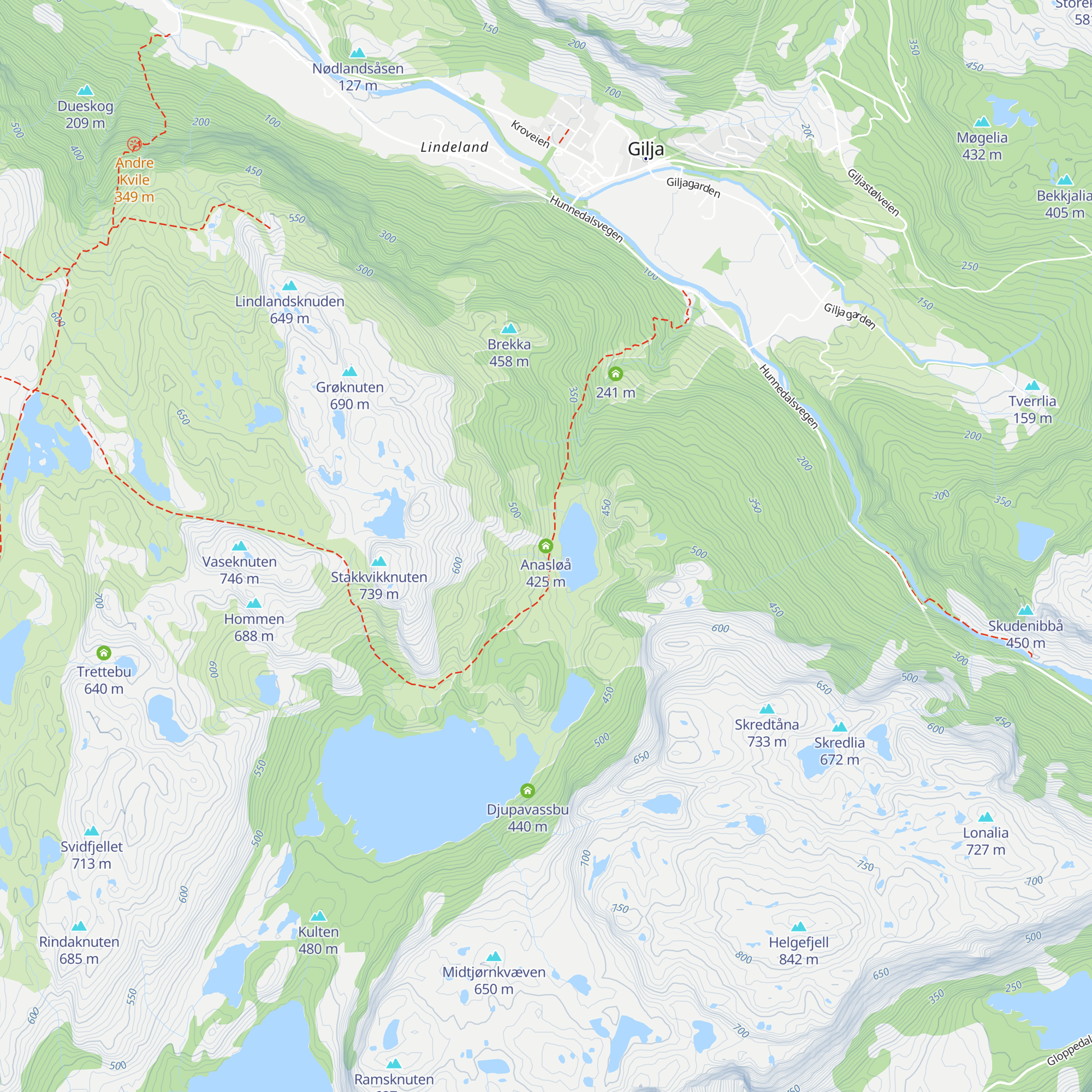 Anasløå map