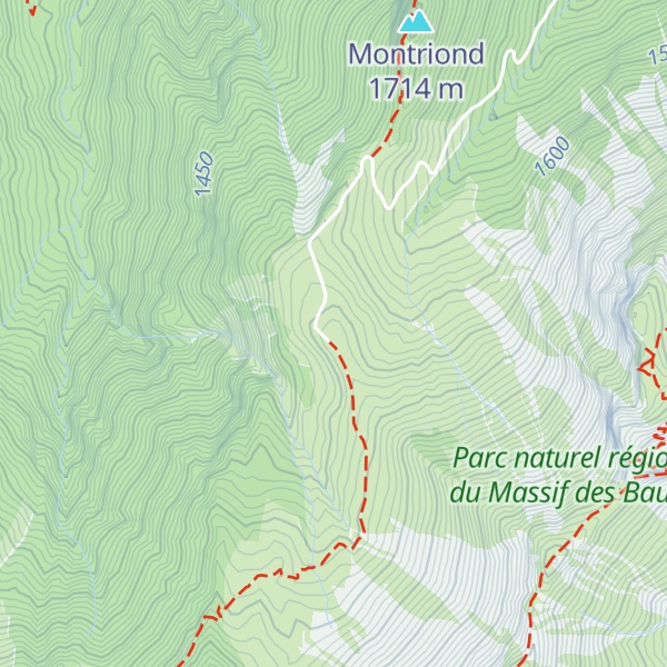 Map of Chalet de l'Aulp de Seythenex