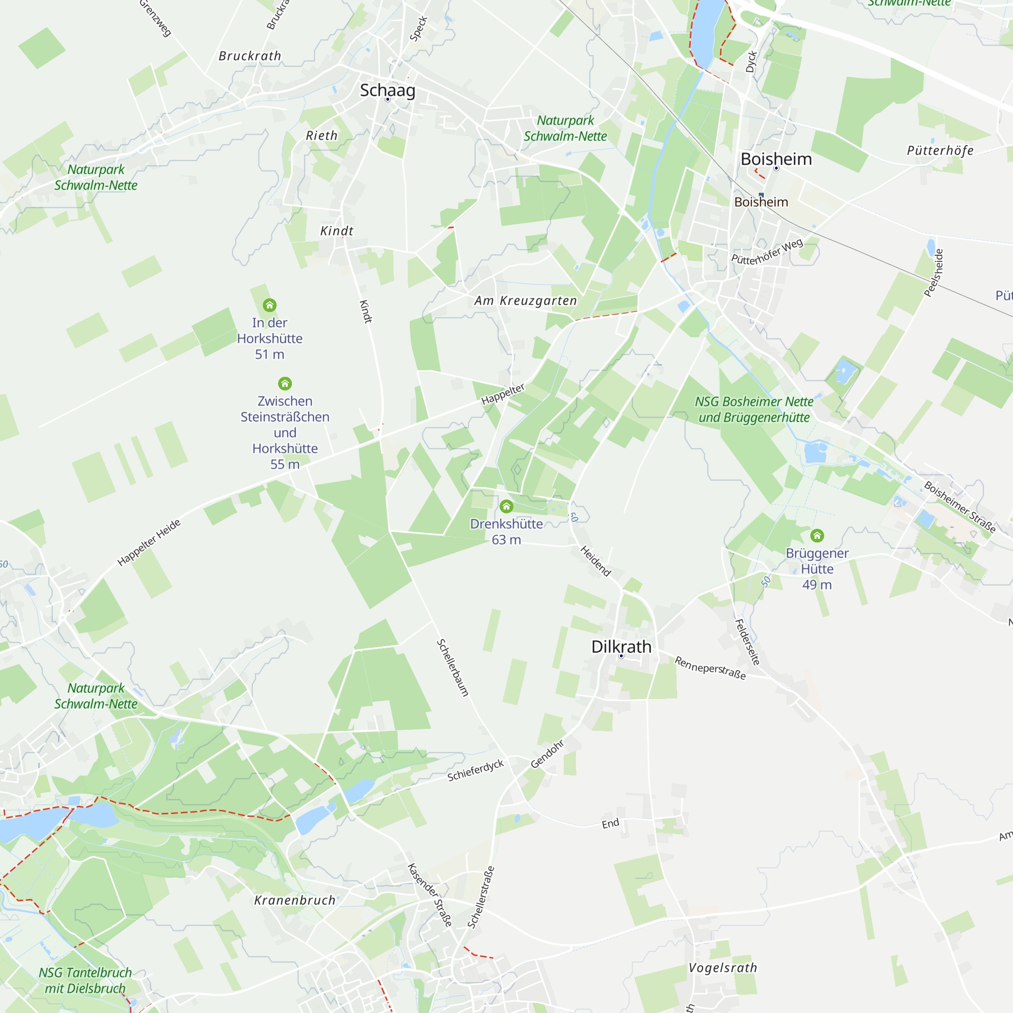 Drenkshütte map