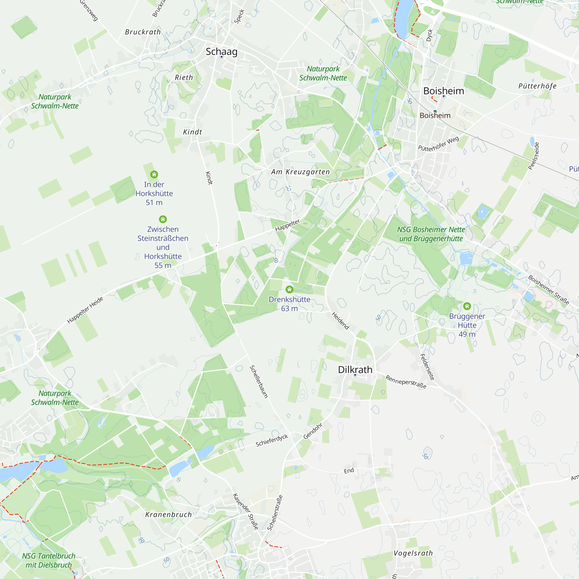 Drenkshütte map