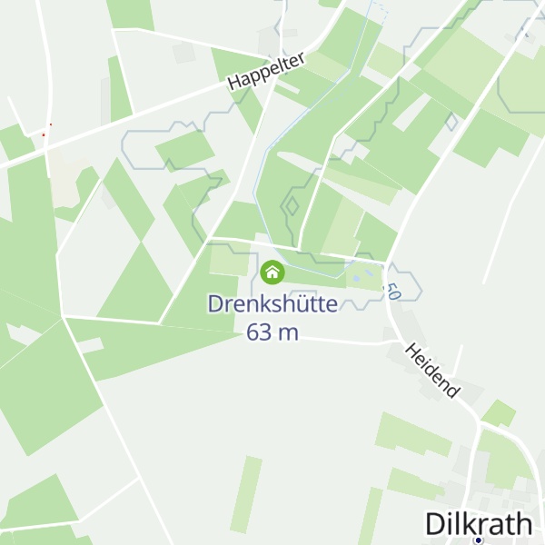 Map of Drenkshütte