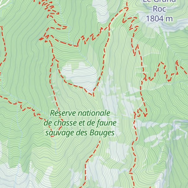 Map of Pointe de la Fougère
