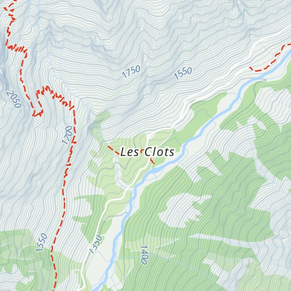 Map of Gîte des Clots
