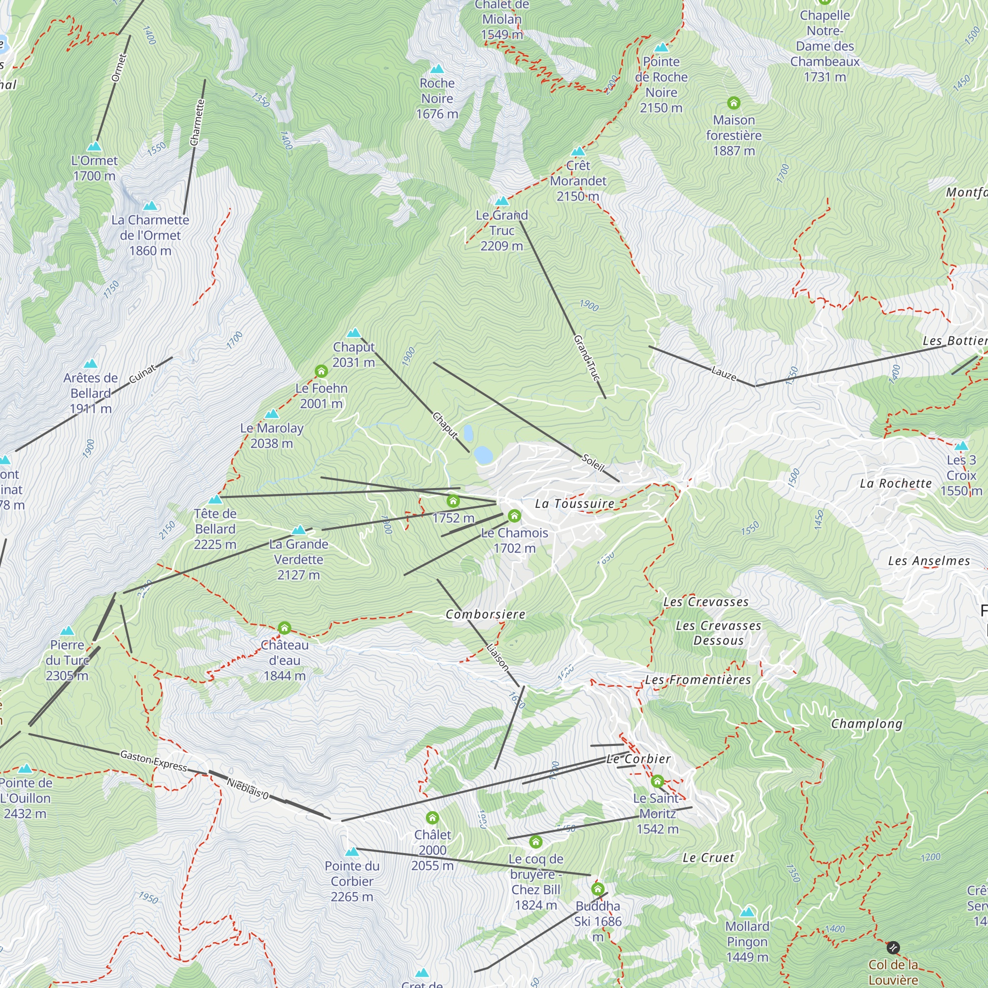 Le Marolay map