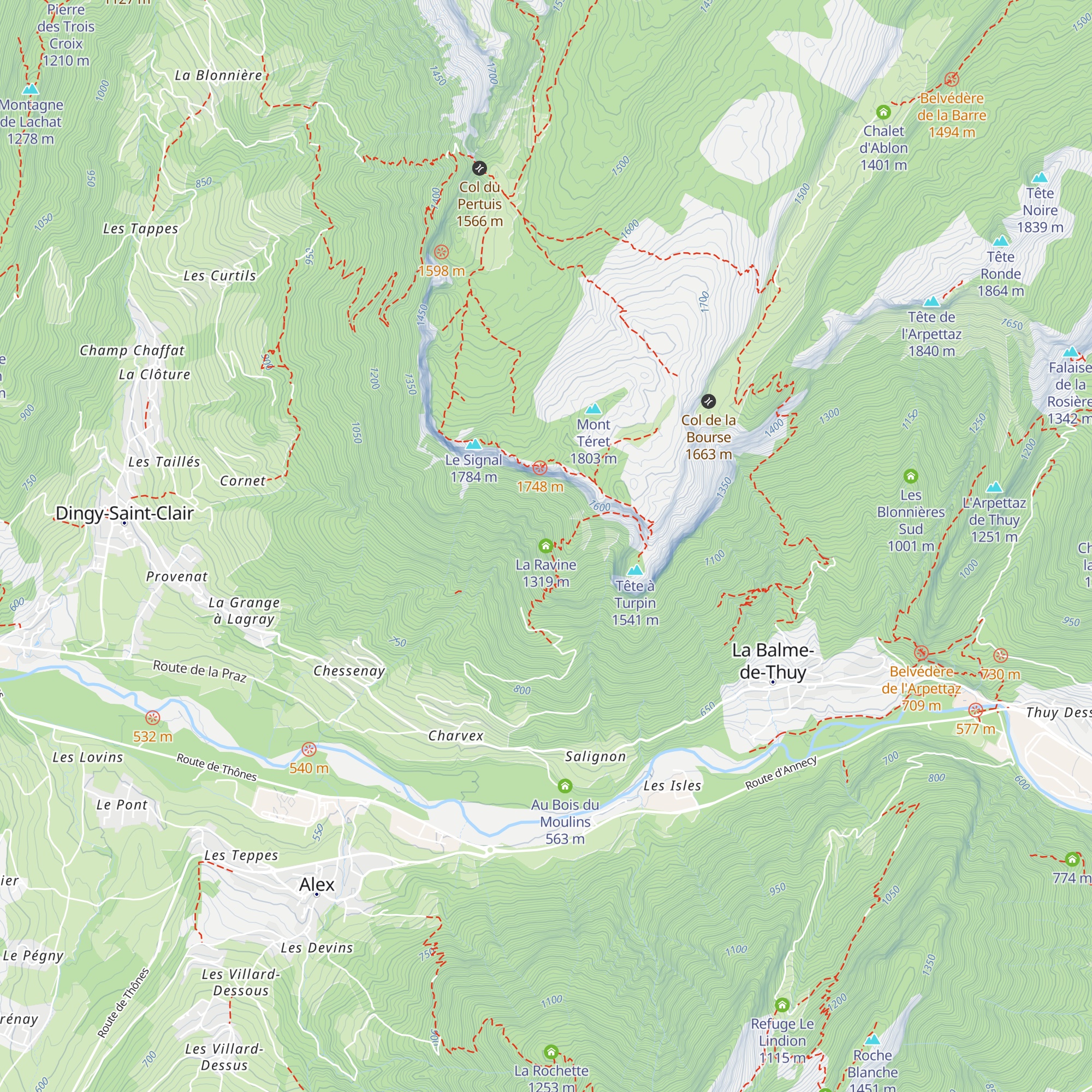 La Ravine map
