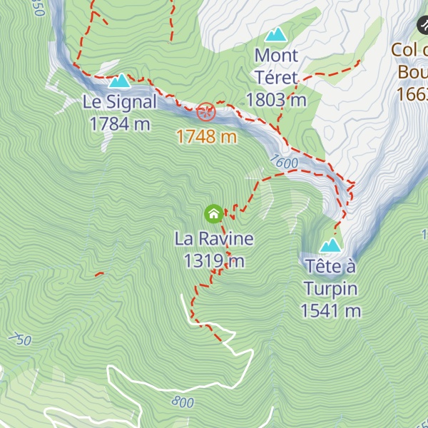 Map of La Ravine