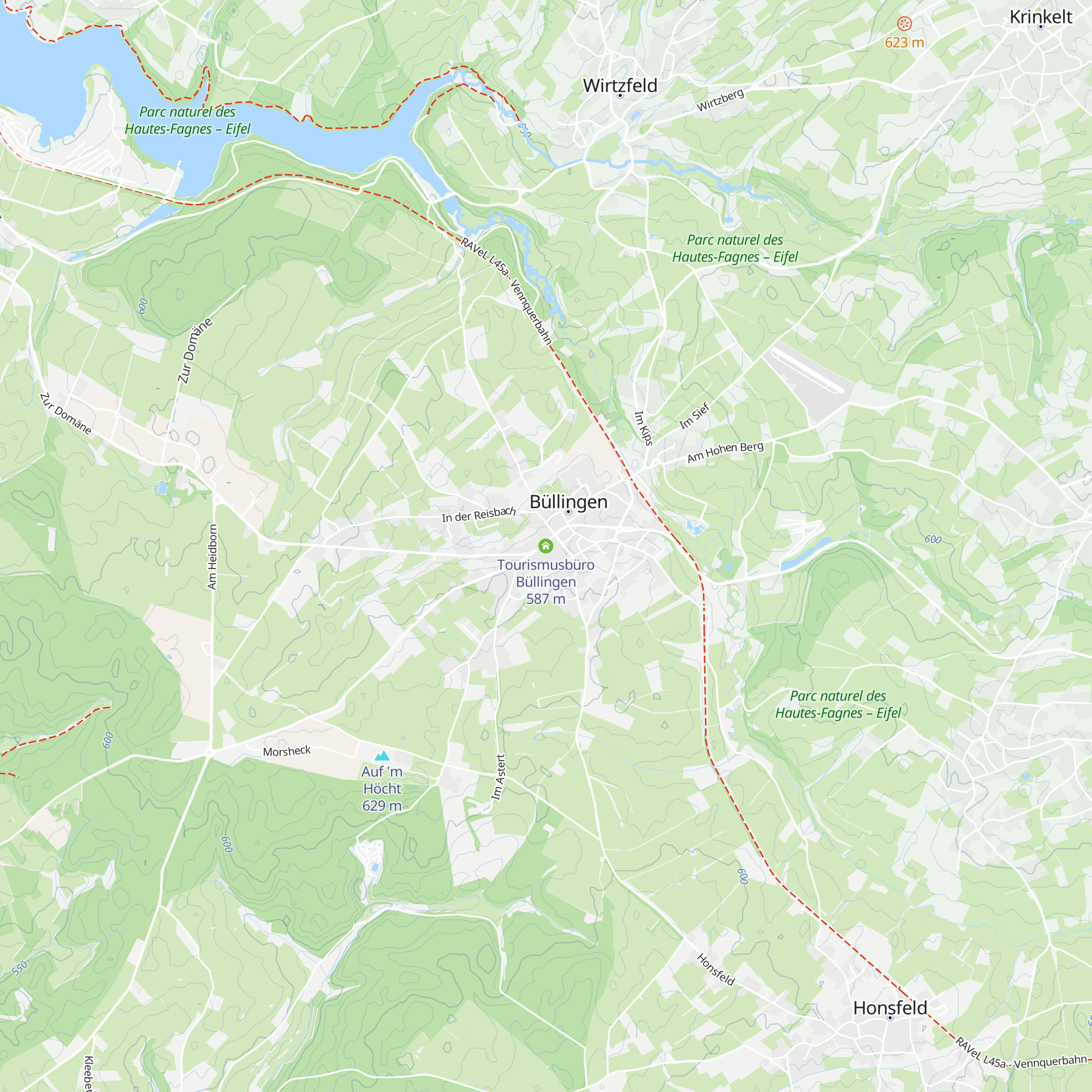 Tourismusbüro Büllingen map