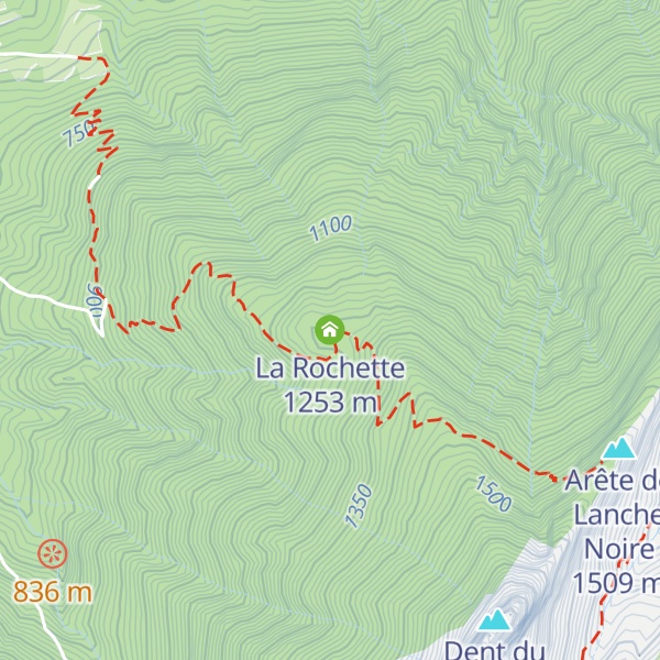 Map of La Rochette