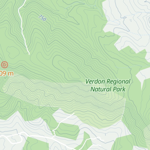 Map of Montagne des Espiguières