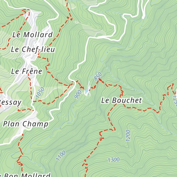Map of Prise d'eau du Glandon
