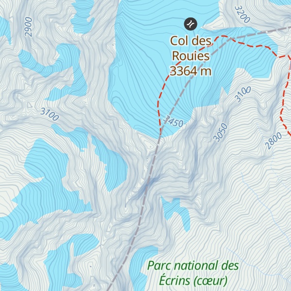 Map of Les Rouies