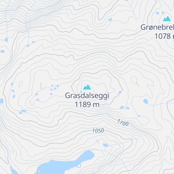 Map of Grasdalseggi