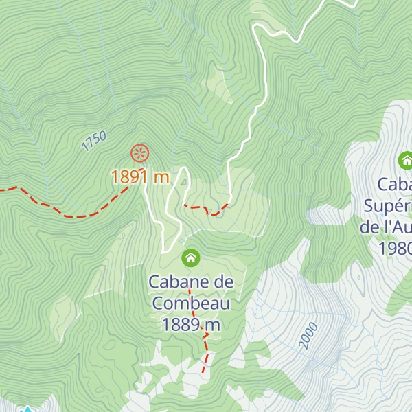 Map of Cabane de Tante Yvonne