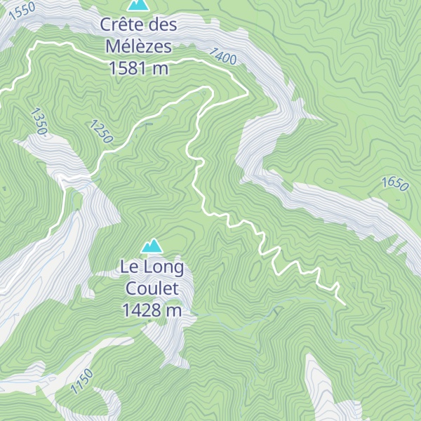 Map of Cabane des Sagnes