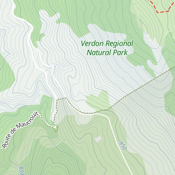 Map of L'Hyère