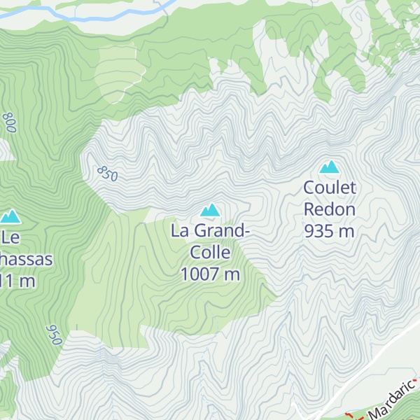 Map of La Grand-Colle