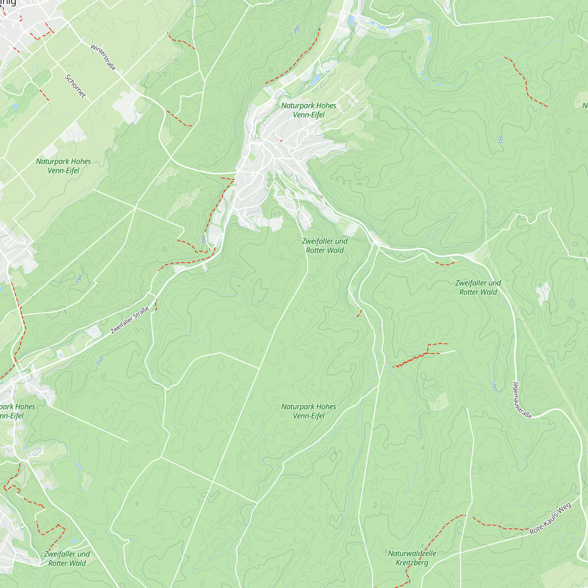 Zweifaller Hütte map