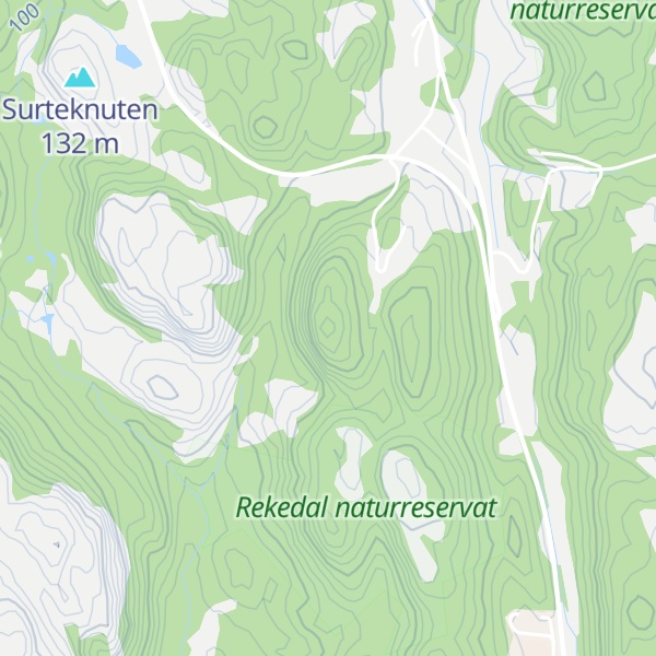 Map of Kjørskarfjellet