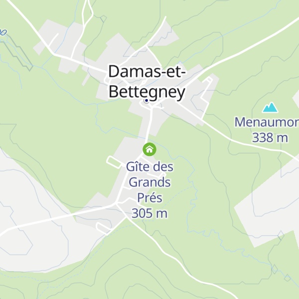 Map of Gîte des Grands Prés