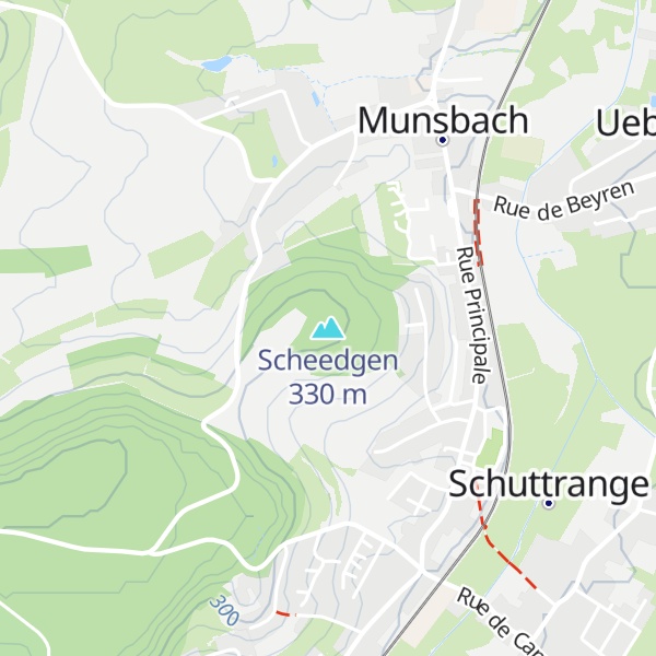 Map of Scheedgen