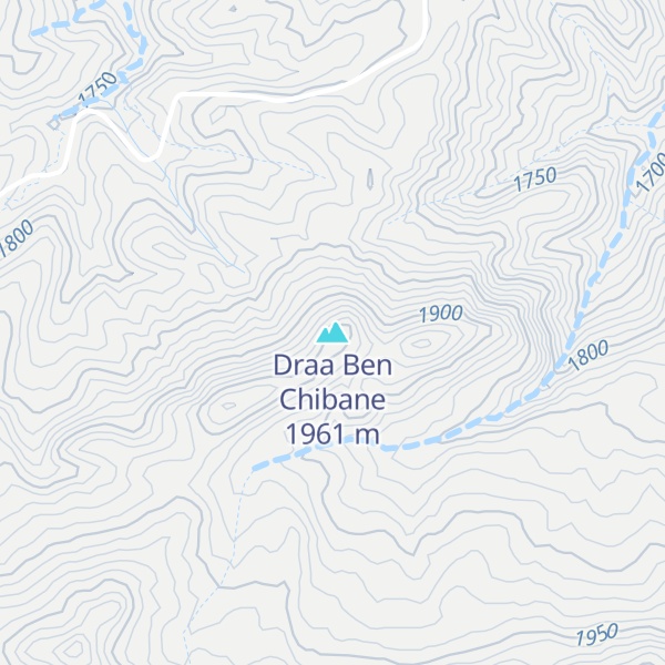 Map of Draa Ben Chibane