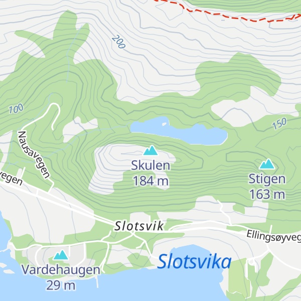 Map of Skulen