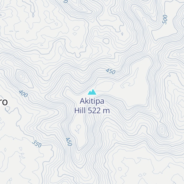 Map of Akitipa Hill