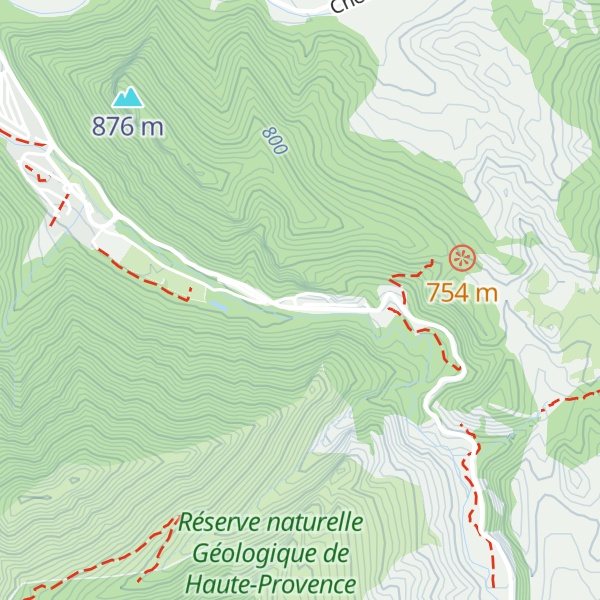 Map of Spa Thermal de Haute Provence