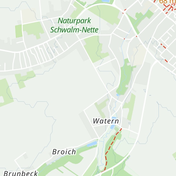 Map of Waternhütte