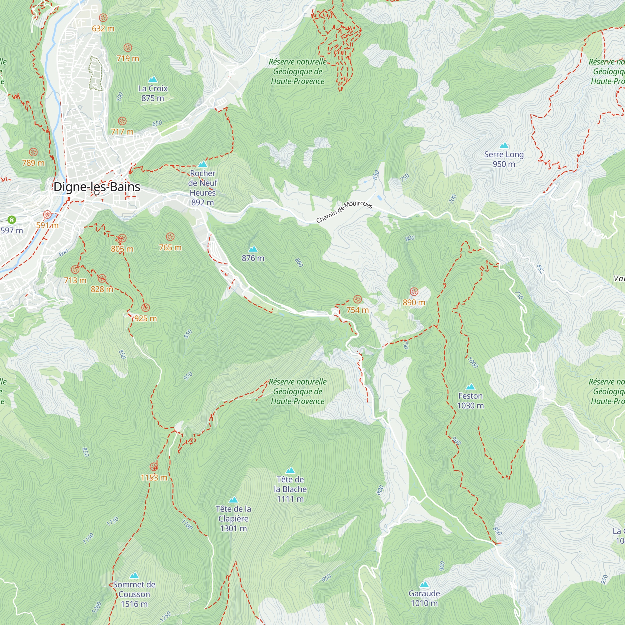 Etablissement Thermal map