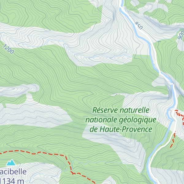 Map of Roche Rousse