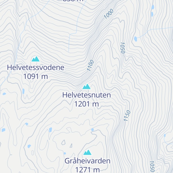 Map of Helvetesnuten