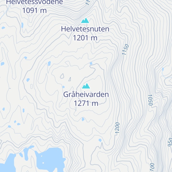 Map of Gråheivarden