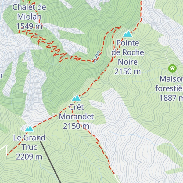 Map of Chalet de berger
