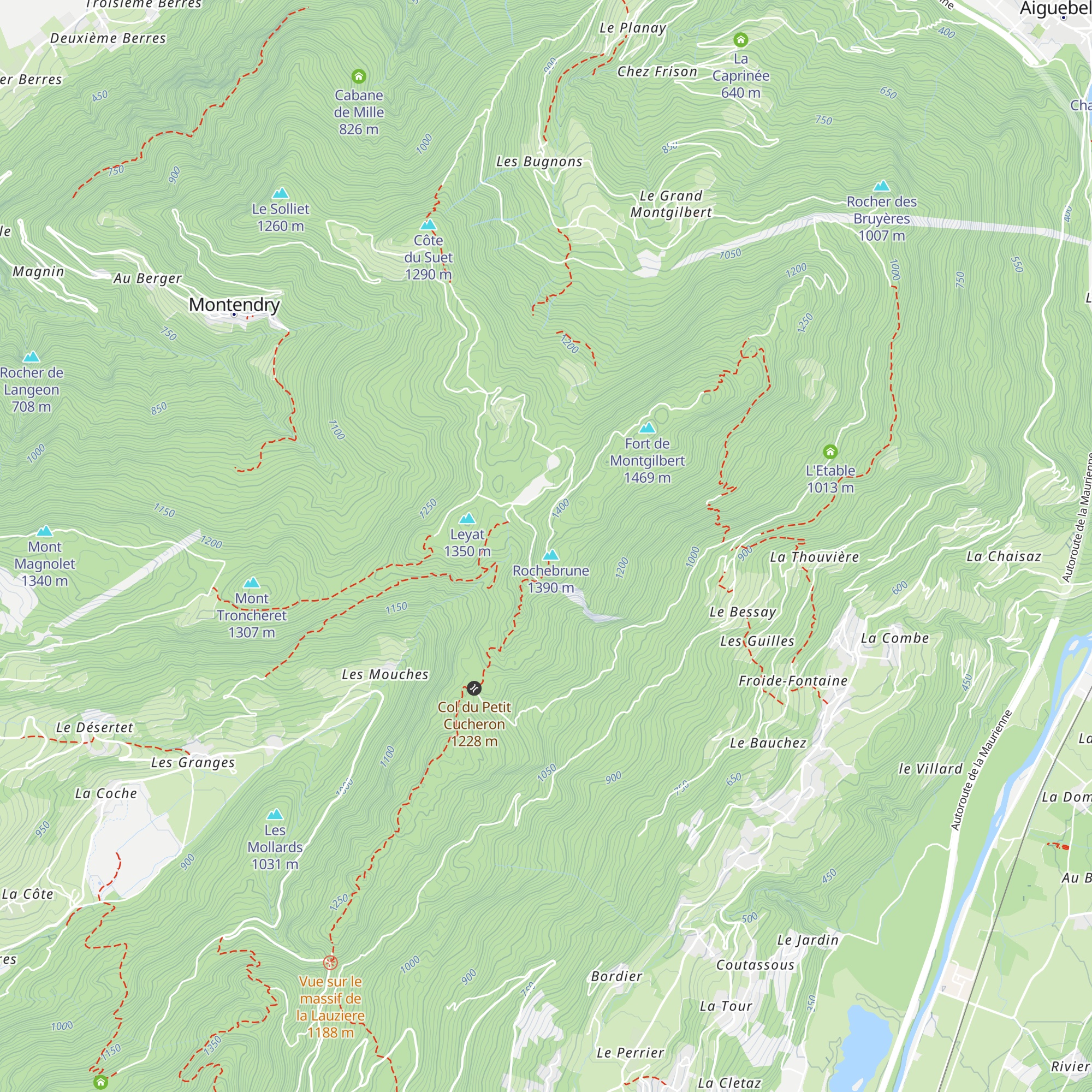 Batterie de Rochebrune map