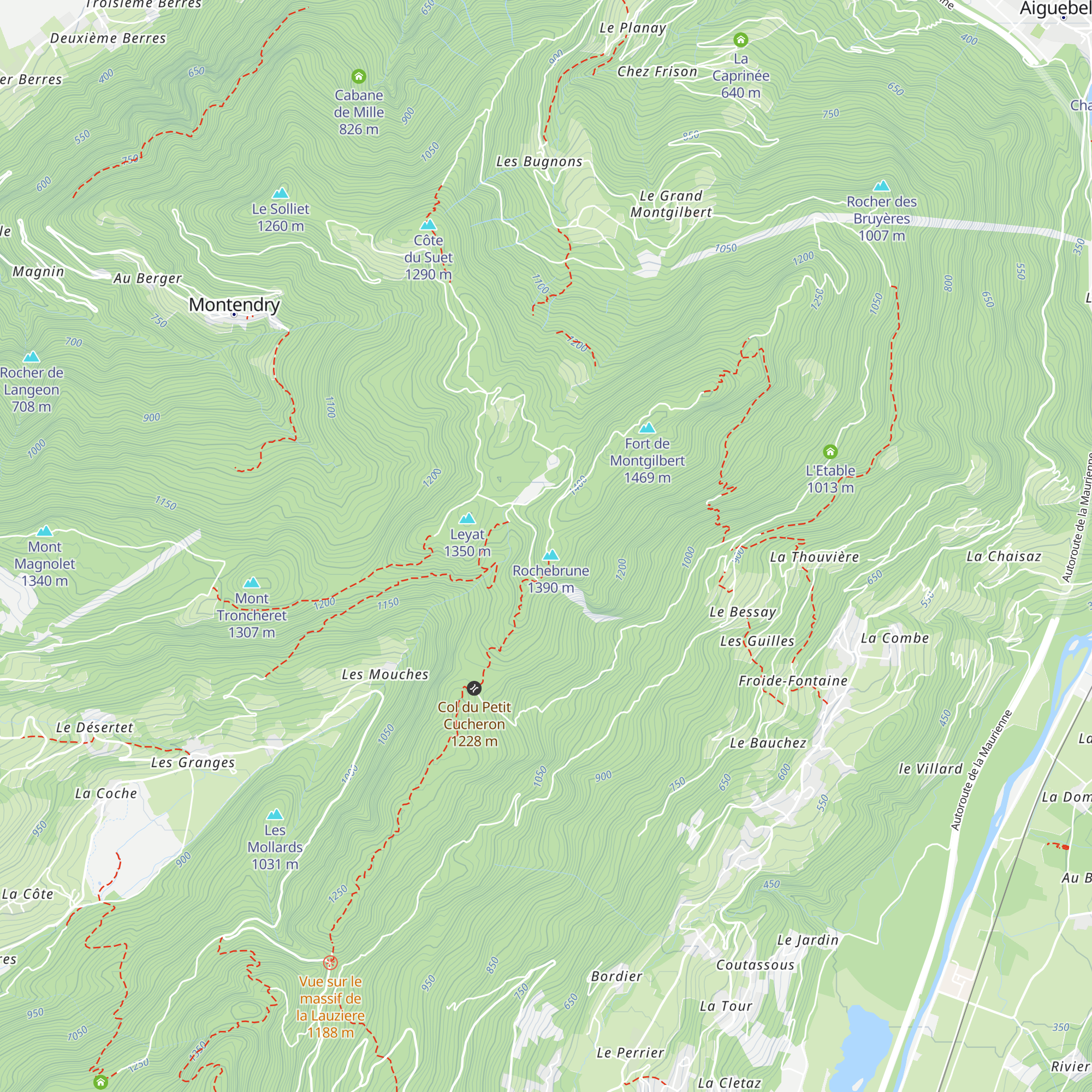 Batterie de Rochebrune map