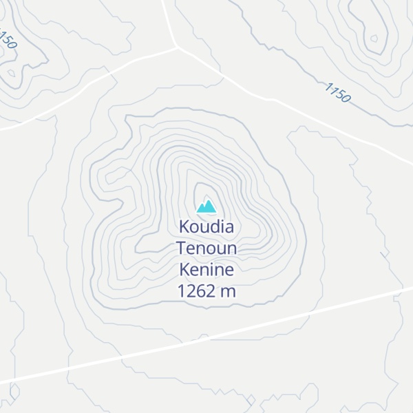 Map of Koudia Tenoun Kenine