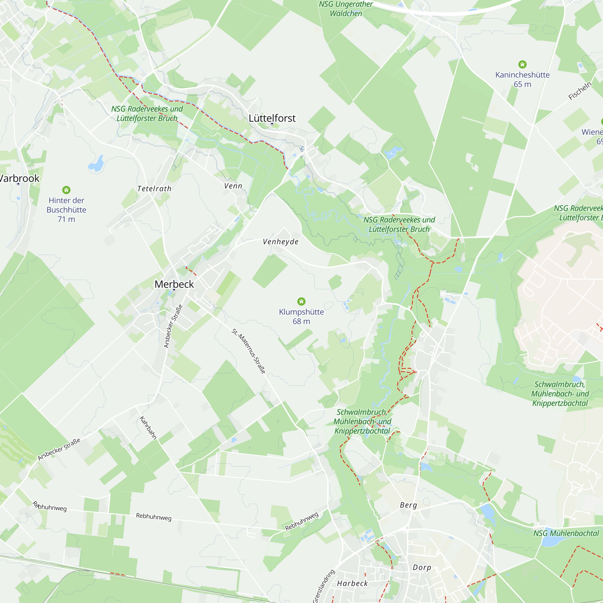 Klumpshütte map